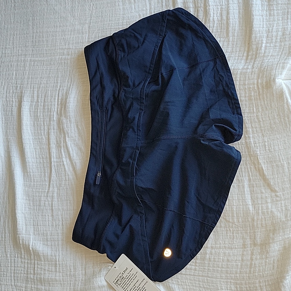 Lululemon speed up up LR short 2.5" lined navy - Picture 2 of 5